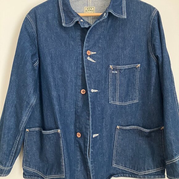Hey Gang The Barn Coat in Japanese Denim Size 00 - Picture 1 of 6